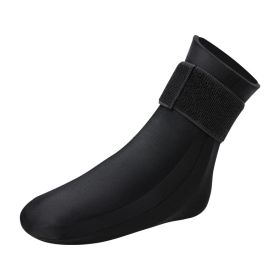 Cold And Hot Compress Protective Gear Solid Gel Cooling Socks Ice Pack Socks Feet Foot Sock (Color: Black)